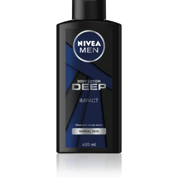 Nivea 400Ml Deep Impact Men Body Lotion