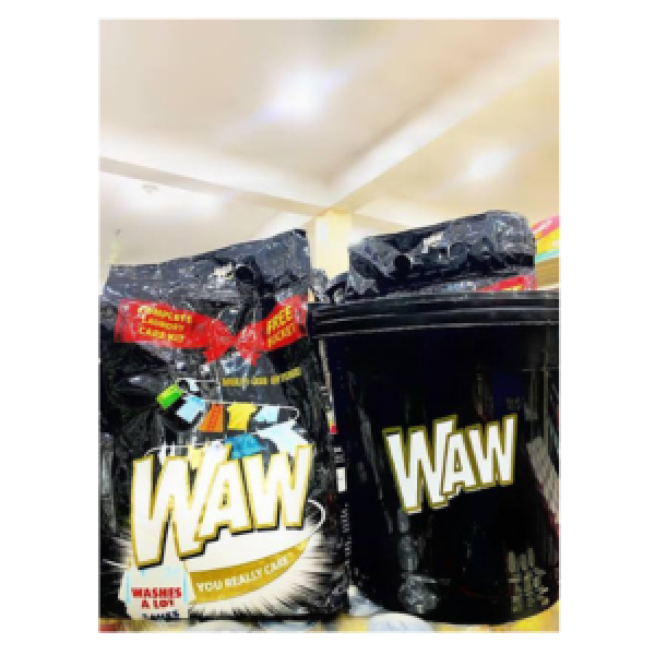 Waw 1.8kg Powder Detergent + Bucket