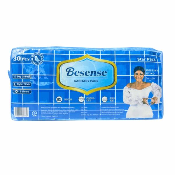 Besense Blue 18+7+5 Star Pack Sanitary Pad