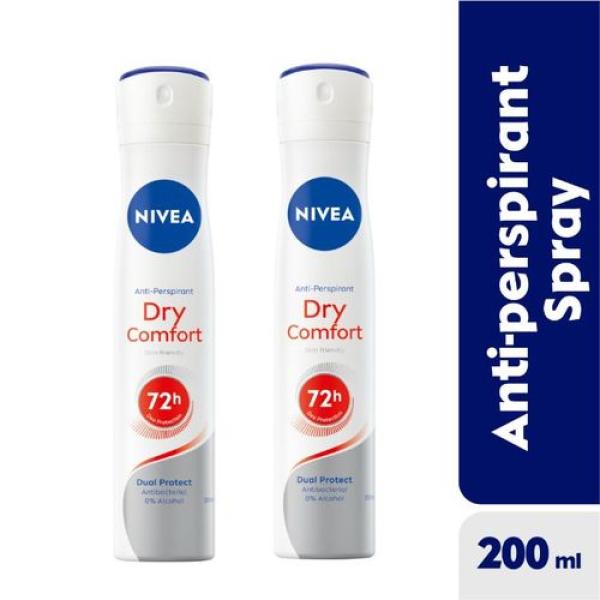 Nivea 200Ml Dry Comfort Spray