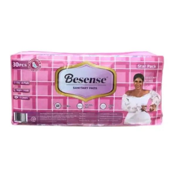 Besense PInk 18+7+5 Star Pack Sanitary Pad