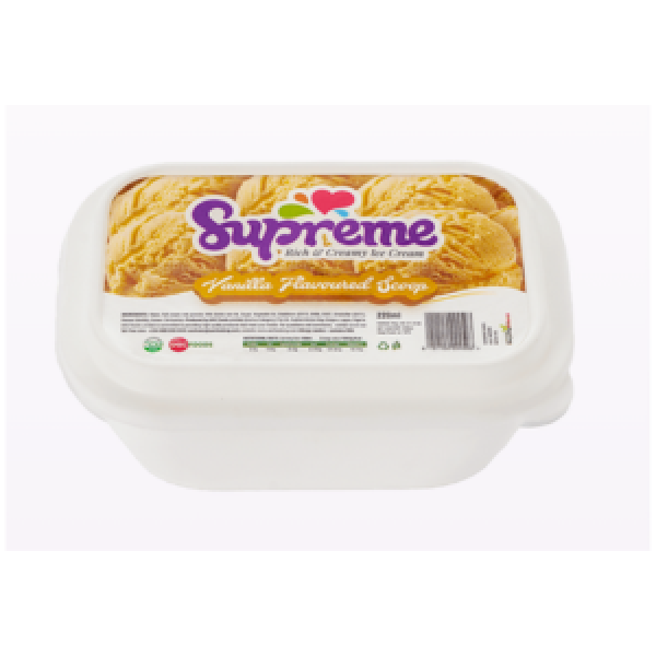 Supreme 220ml Vanilla Scoop