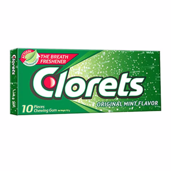CLORETS 14G MINT CHEWING GUM