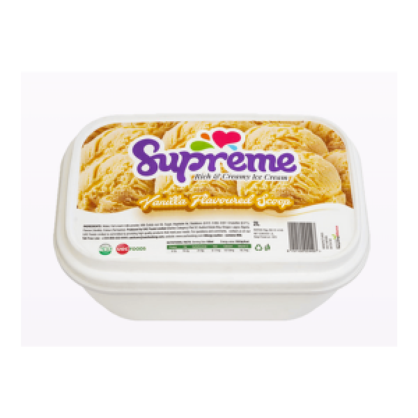 Supreme 2litre Vanilla Scoop