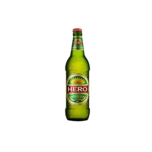 Hero Premium Lager 60cl Bottle