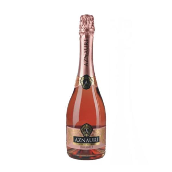 Aznauri 75Cl Semi Sweet Rose Spkl Wine