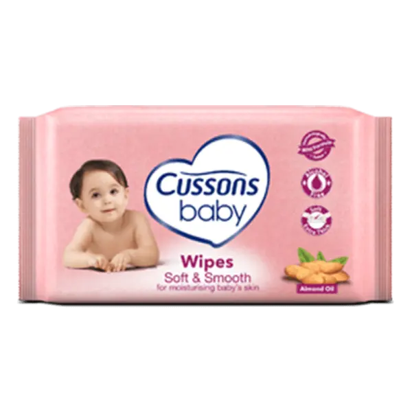 Cussons Wipes Soft & Smooth 50 Sheets Pink