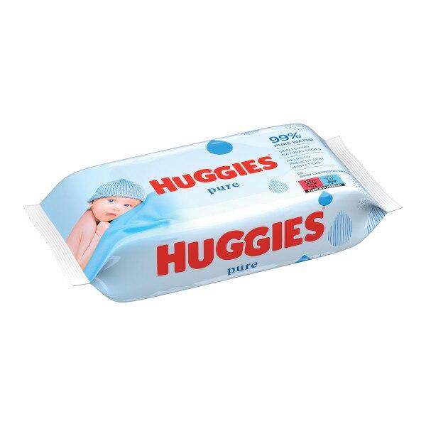 Huggies 56'S Pure Baby Wipes