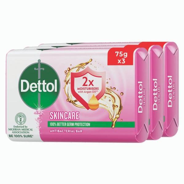 Dettol Skincare Antibacterial Bar 160G