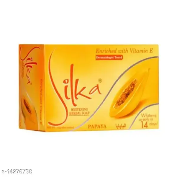 Silka 135G Whitening Herbal Soap Papaya