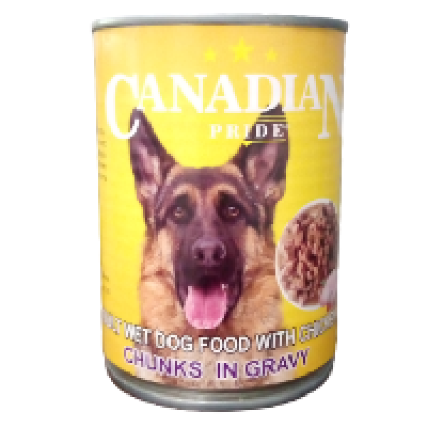 Canadian Pride 375G Adult Chicken Chunk In Gravy