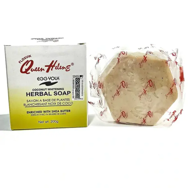 Floxvik 200G Queen Helen Egg Yolk Coconut Herbal Soap