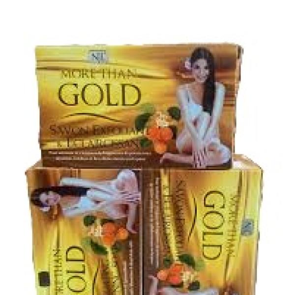 Njl More Than Gold Exfoliating Withening Soap 150g