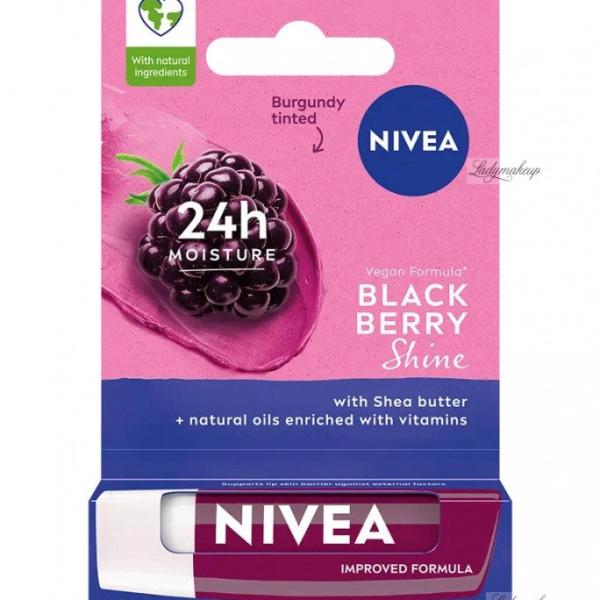 Nivea 5.5Ml Blackberry  Lip Care