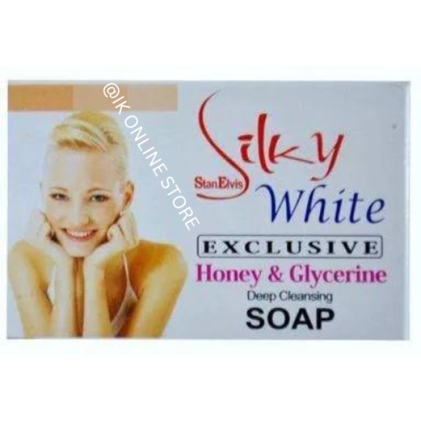 Silky White Exlusive Honey & Glycerine Soap 250G