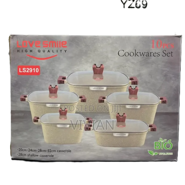 Love Smile 10Pcvs Cookware Set-Ls2910