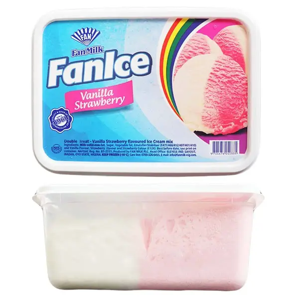 Fanice 2L  Vanilla Strawberry Ice Cream