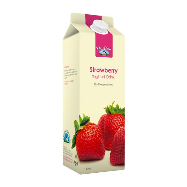 Farm Fresh 1L Strawberry Yoghurt