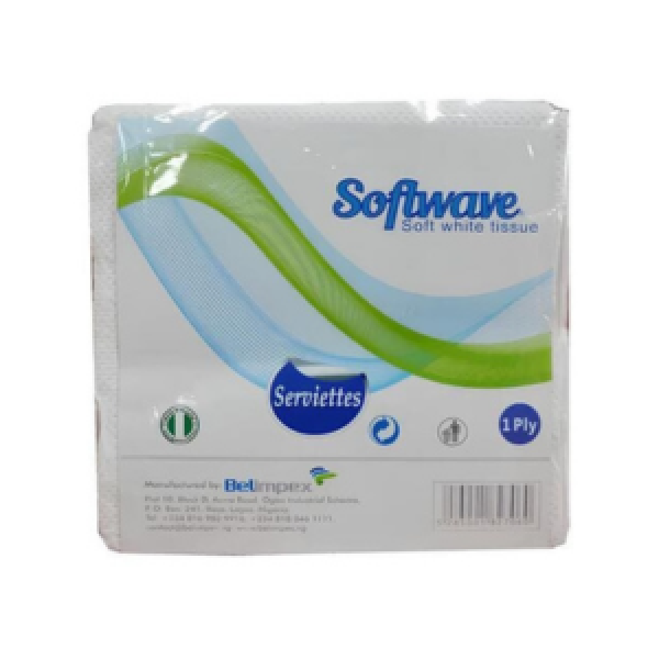 Softwave 1Ply Serviettes