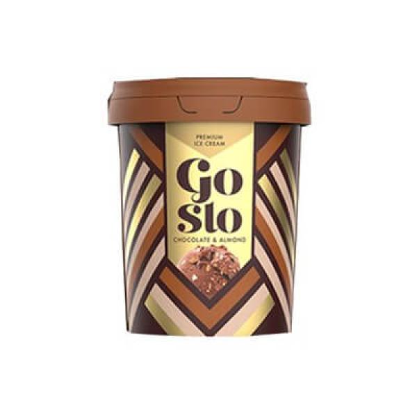 Go Slo320ml Chocolate Almond Ice Cream