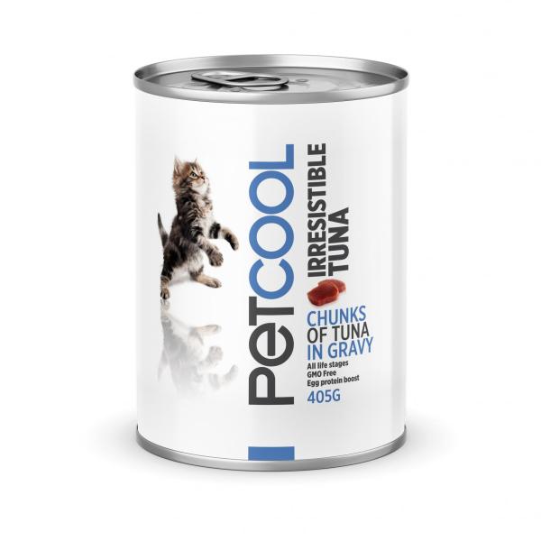 Pet Cool 405G Chunks Tuna In Gravy
