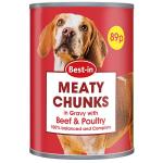 Best-In 400G Meaty Chunks In Gravy With Beef & Poultry