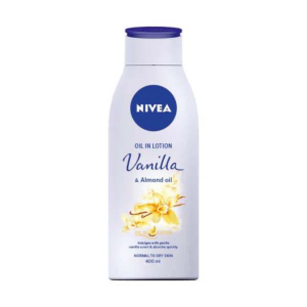 Nivea 400Ml Vanilla & Almond Oil Body Lotion