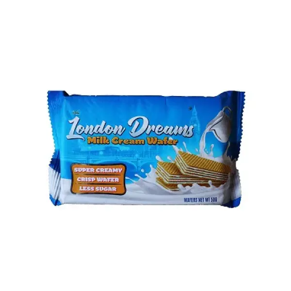 London Dreams 50G Milk Cream Wafer