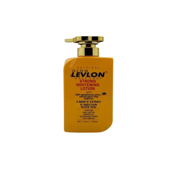 Glow Levlon 500Ml Halfcast Strong Whitening Lotion